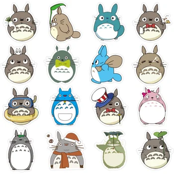 10/30/50PCS Kartico Hayao Miyazaki Anime Moj Sosed Totoro Luštna Punca Igrača Nepremočljiva Grafiti Prenosni Kovček Nalepke za Dekoracijo