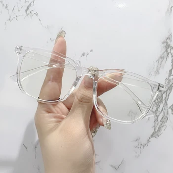 2020 Nove unisex square računalnik očala za moške, ženske pc okvir očal je navaden očala Kratkovidan Očala Očala -1.0 -2.5 -1.5