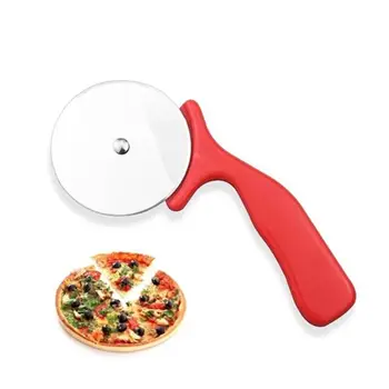 2020 Novo Iz Nerjavečega Jekla, Okrogla Pica Nož Torto Orodje Pizza Kolo Škarje Super Za Pizza Pie Vaflji In Testo Za Piškote