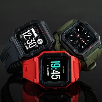 2021 Zeblaze Ares Fitnes Pametno Gledati Prejeli/Bo Klic 3 ATM Srčni utrip Sledenje 15-Dnevni Baterije Smartwatch Za Android IOS