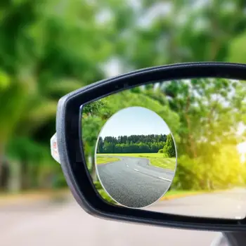 360-Stopinjski Univerzalni Avto Blind Spot Ogledalo Trajne Konveksno Ogledalo Za Avto Brez Okvirjev Širokokotni Krog Konveksna Vzvratna Ogledala