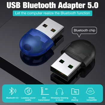 Bluetooth 5.0 USB Adapter Oddajnik Bluetooth Sprejemnik Avdio Ključ Bluetooth Brezžični USB Adapter Za Računalnik Prenosni RAČUNALNIK
