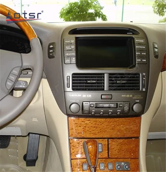 Carplay Android Za Lexus LS430 Avto Radio magnetofon Zaslon Avto Večpredstavnostna DVD Video Predvajalnik Samodejno Stereo 4 GB, 64 GB Vodja Enote HD