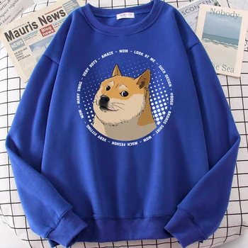 Ljubek pes kawaii pes živalim doge Hoodies Ulične Mode Pozimi Ohlapen pulover s kapuco Unisex Majica Hoodie Moške Jopice