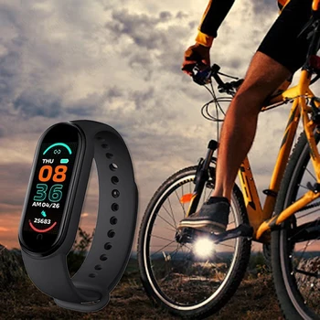 M6 Fitnes Tracker Pametna Zapestnica GPS Watch Zdravje za Moške, Ženske Zapestnice Šport Bluetooth 5.0 IP68 Vodotesen Smart Band M6