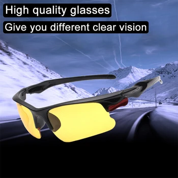 Novi HD moška Očala za Vožnjo Anti-Glare Polarizirana Sončna Očala Očala za Nočno Vizijo Očala Voznik Očala Jahanje Očala