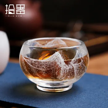 Novi Kitajski slog stekla jade porcelana tea cup Master Cup steklene čajne skodelice posamezni pokal Kung Fu čaj, set majhnih skledo čaj pokal