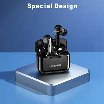 Original Lenovo QT82 Bluetooth-združljive Slušalke Touch Kontrole Stavko Brezžični Čepkov Stereo Slušalke z Mikrofonom Športne Slušalke