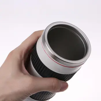Prenosni Objektiv Kamere Oblikovan Termovko EF 70-200mm Pijačo Skodelico Kave Pokal 400ML