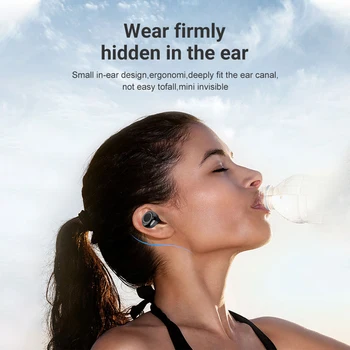 TWS-2 Podporo 5.0 Slušalke Brezžične Slušalke Stereo Slušalke šport Čepkov mikrofon s polnjenjem polje za pametni telefon