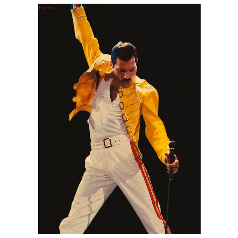 Manjka Queen Freddie Mercury 5D Diy Diamond Slikarstvo Križ Ctitch Kompleti Diamond Mozaik Vezenje 3d Krog Vaja Darilo WG2646