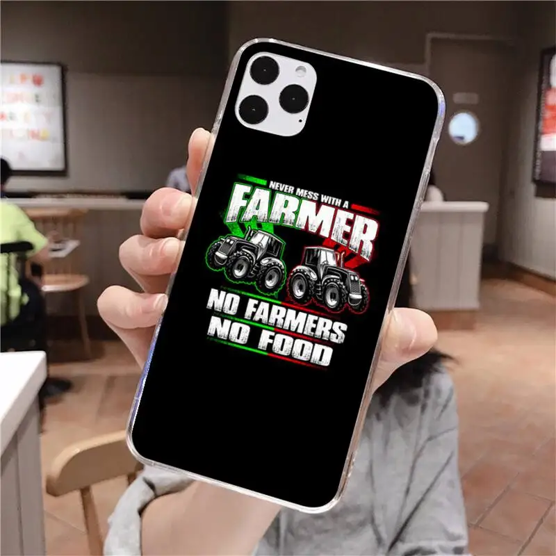 Ne kmetje brez hrane Primeru Telefon Za iphone 12 11 Pro Max Mini XS Max 8 7 6 6S Plus X 5S SE 2020 XR Silikonski Mehko Pokrov