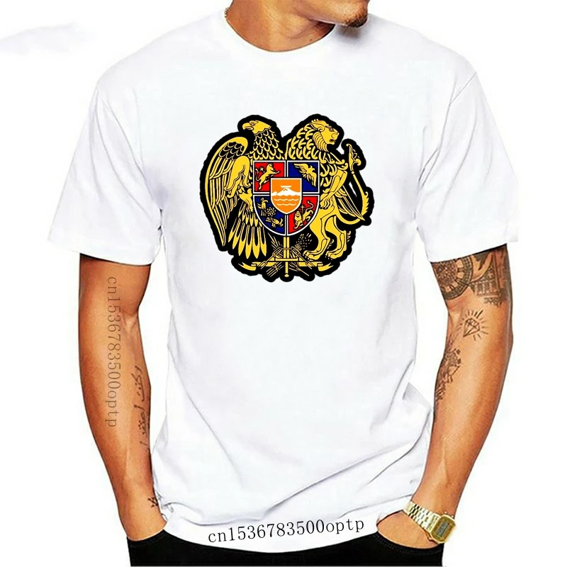 Novi moški Majica s kratkimi rokavi Homme 2021 Za Visok In Veliko moških Armenija Grb Državljanstvo Ponos Smešno Moda Bombaž Športna Majica