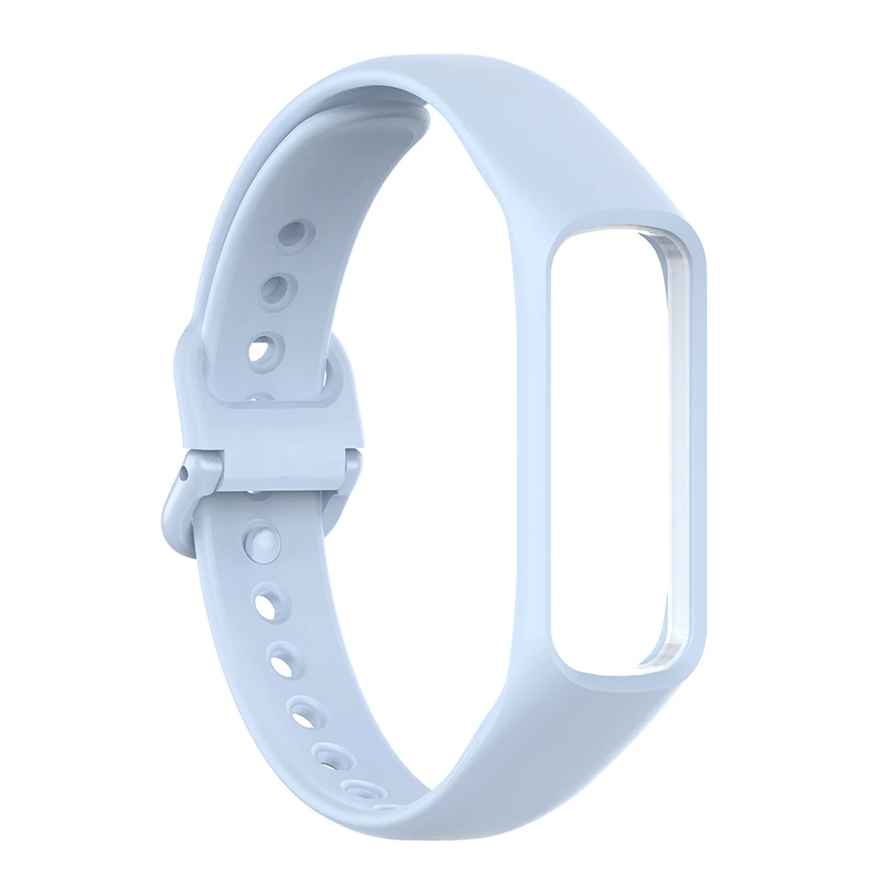 Čiste Barve Silikonski Zamenjava Watchband za Samsung Galaxy Fit 2 SM-R220 Pametna Zapestnica Pašček za Zapestje