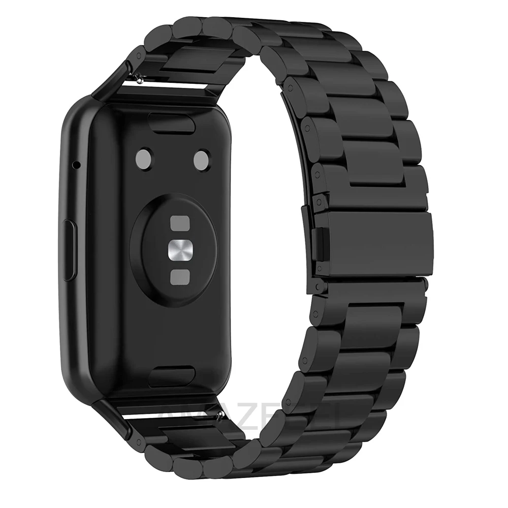 Kovinski watchBand Za Huawei Watch FIT Traku Pribor zamenjava watchband iz Nerjavečega Jekla kovinska zapestnica Huawei Watch fit