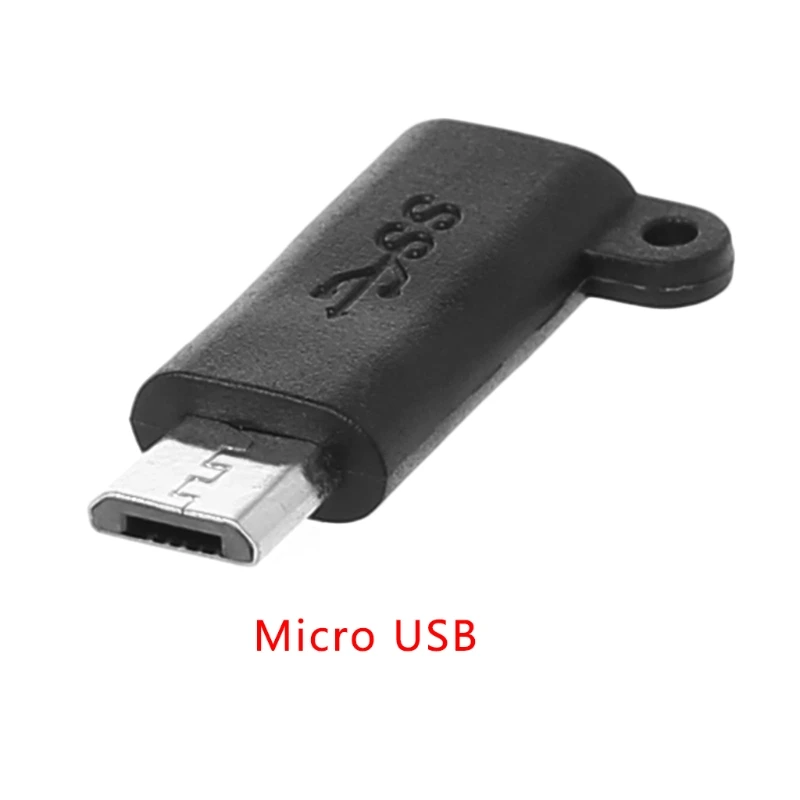 Micro USB 2.0 Tip B Moški Na USB 3.1 Tip C Ženski Podatkov Zaračuna Prilagodilnik Pretvornika