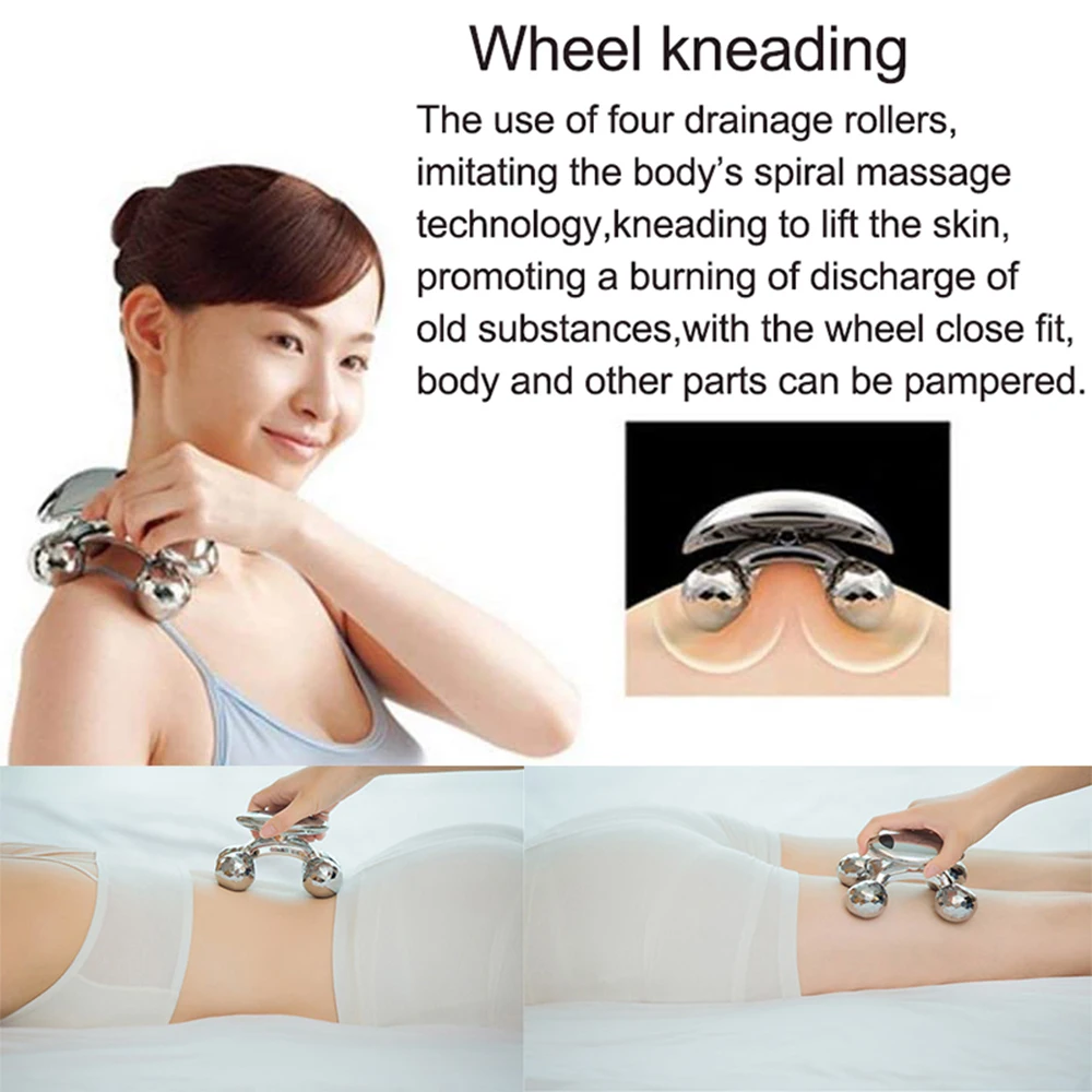 4D Roller Massager Sončne Mikro Trenutno Massager Lifting Obraza Zaostrovanje Telesa, Hujšanje, Oblikovanje Anti-celulit Roller Beauty Care