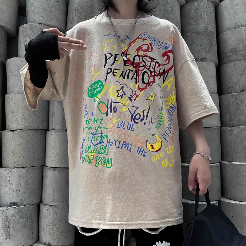 WWKK 2021 Tees Moda Smešno Anime Print Majica s kratkimi rokavi Moški In Ženske, Hip-Hop Poletje Japonski Tshirt Bombaž Vzročno Ulične Tshirts