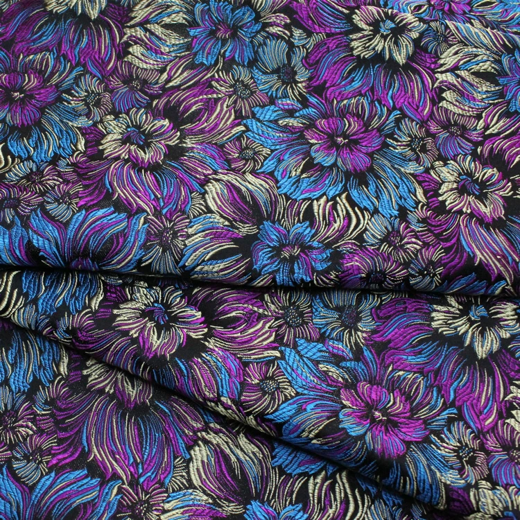 Cvetlični jacquardske brocade damasta tkanine za Cheongsam plašč zavese, namizni prt kavč, blazine tapetništvo mozaik DIY krpo