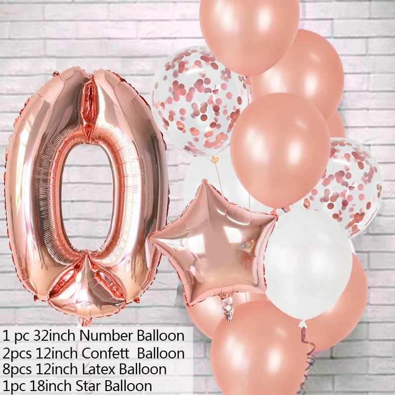 12pcs /Set Baloni Garland Verige Venec Kovinski Konfeti Balon DIY Poroko Ozadje Arch Otroka Rojstni dan Dekoracijo