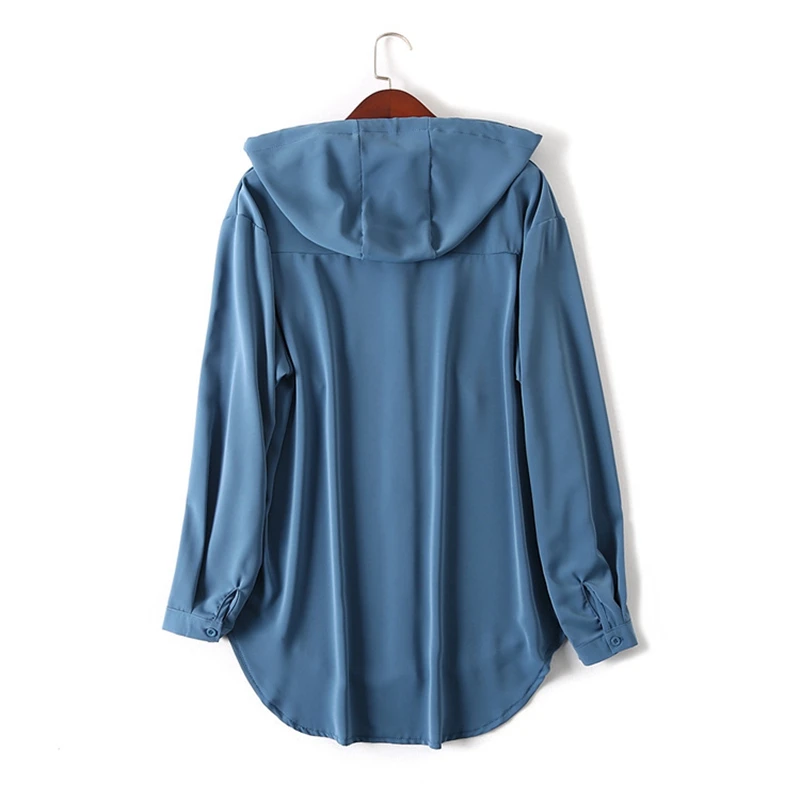 Nov slog plus velikost dame hooded majica 8XL modne dame dolgo sleeved žep enotni-zapenjanje windproof zaščito pred soncem priložnostne hoodie