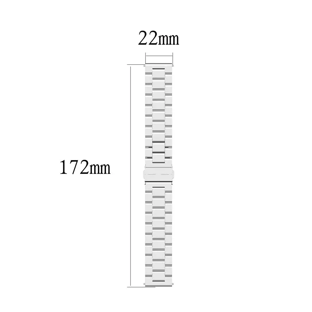 Rondaful Visoke Kakovosti 22 mm, iz Nerjavnega Jekla Watchband Za Huawei Honor Magic Straže 2 Trak Zapestni Trak Kovinska Zapestnica Pasu