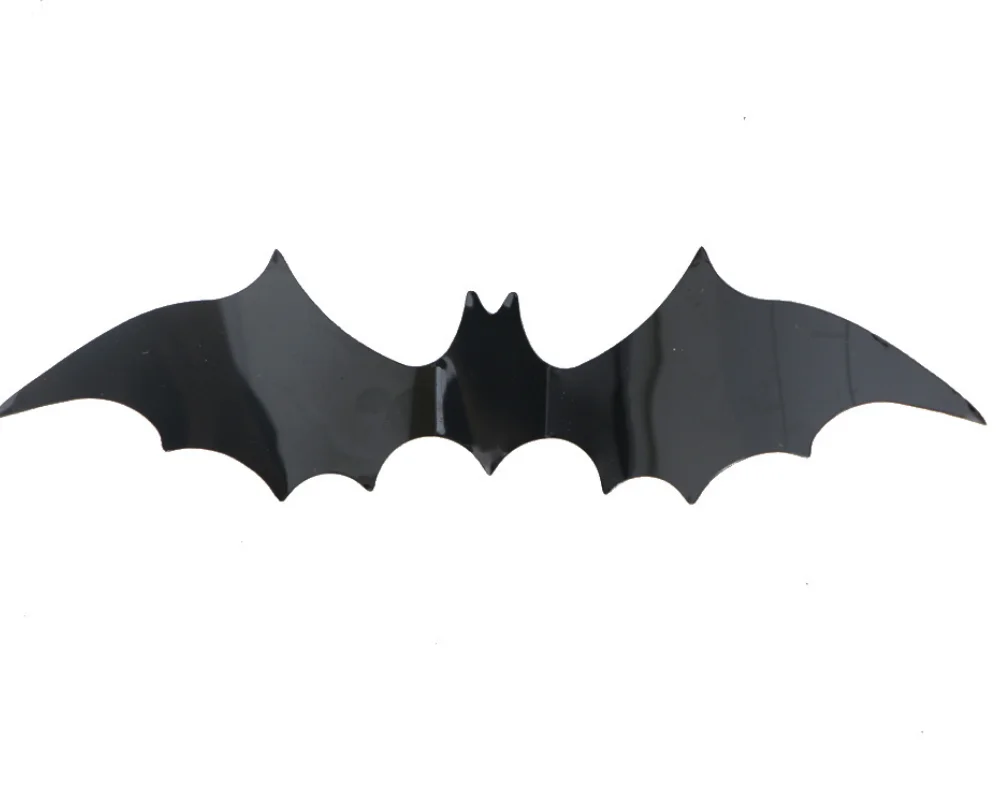 12pcs Halloween Dekoracijo 3D Bat Stenske Nalepke Doma Dekor Stranka Otroci dnevno Sobo, Stene Decals je DIY Halloween Dekoracijo Nalepke