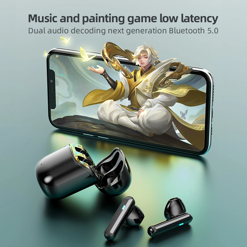 2021 Novo TWS Bluetooth 5.0 Slušalke Brezžične Slušalke Iger na srečo Športne Slušalke Stereo Čepkov Za Android, iPhone NASPROTNEGA Xiaomi Vivo