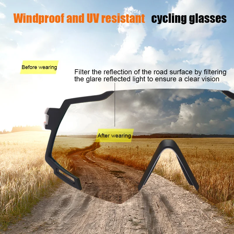 DONSUNG MTB Polarizirana 5 Objektiv Moške Kolesarske Sunglasse Cestno Glasse Gorsko Kolo Kolo Jahanje Zaščito zaščitna Očala, Očala