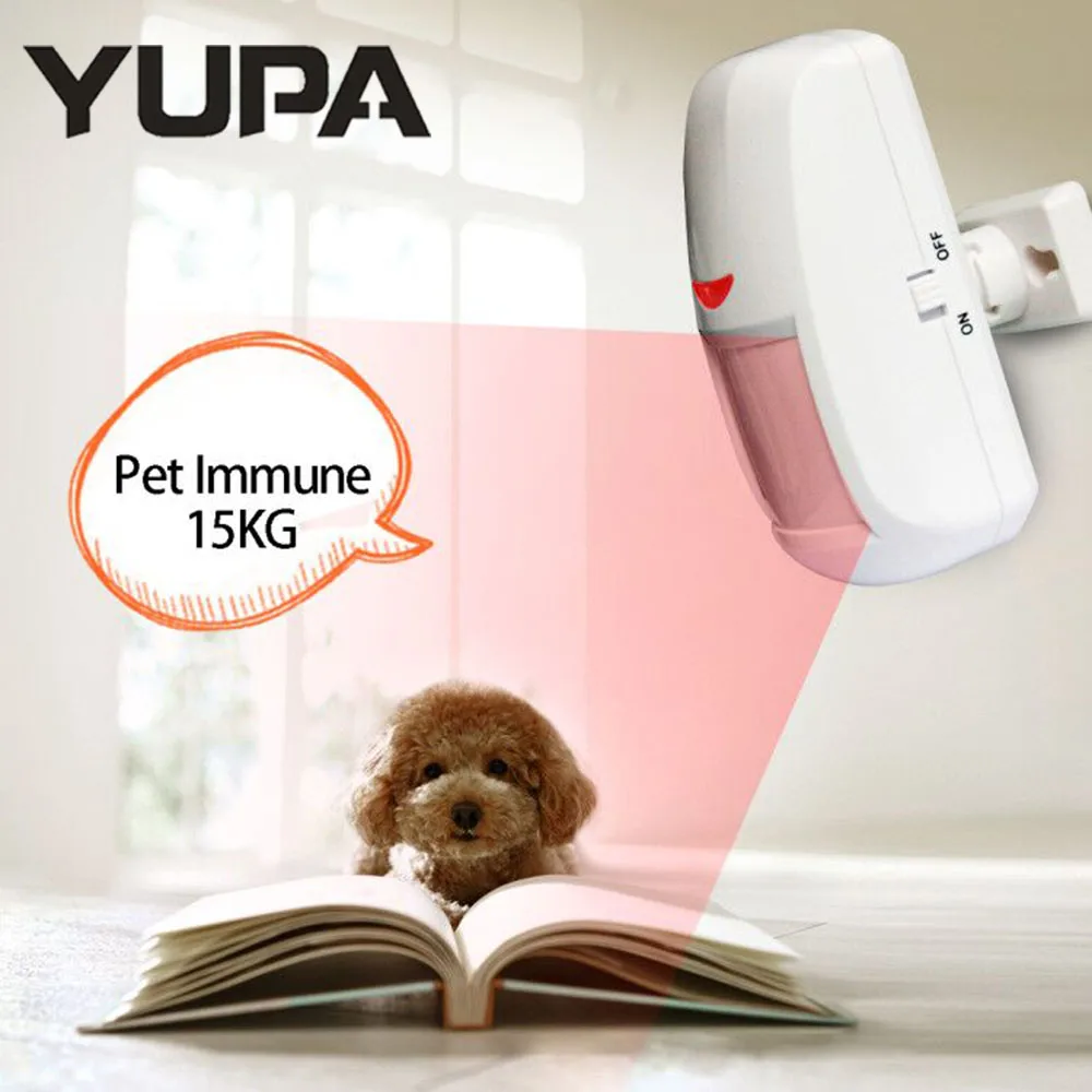 YUPA Auto Pet-dokazilo PIR Senzor Ir Wireless Motion Detector 433Mhz RF Tipalo Za Smart Home Security Alarmni Sistem